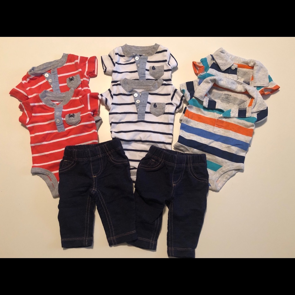 Newborn Outfits BB Twin Boys